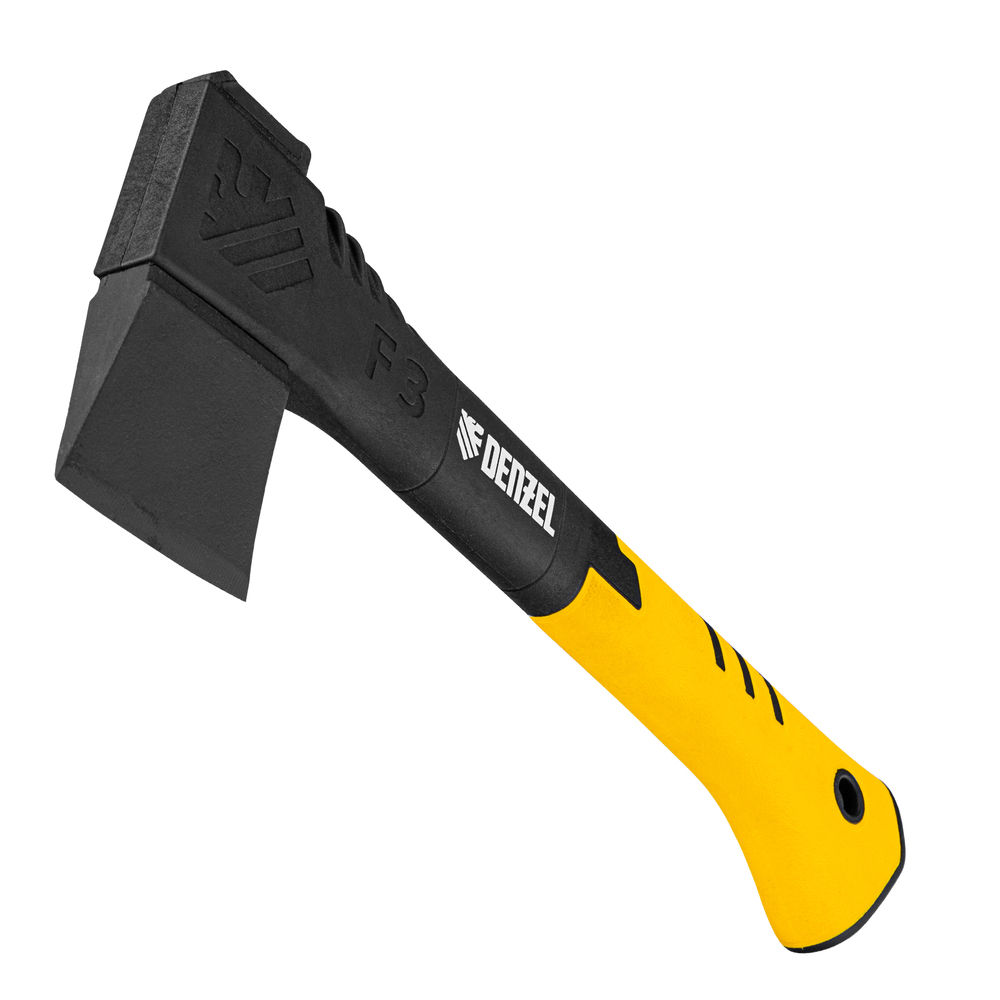 Топор-колун, F3, 640 гр, двухкомпонентная рукоятка, 320 мм// Denzel