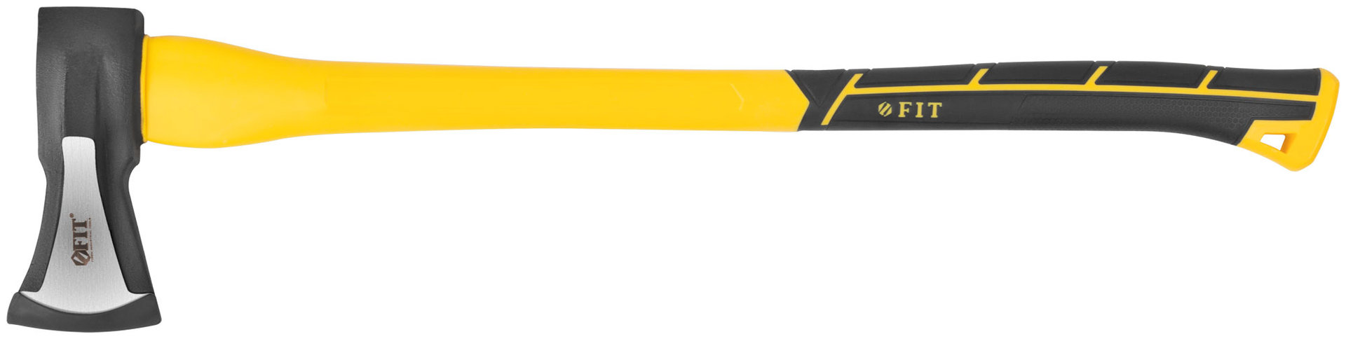 Топор-колун ушастый кованый, фиберглассовая длинная ручка 800 мм, 2000 гр.