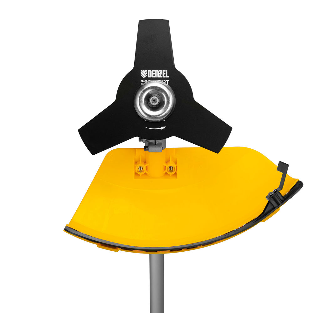 Триммер электрический TE-1400, 1400 Вт, 420 мм, катушка + диск, разборная штанга Denzel (96612)