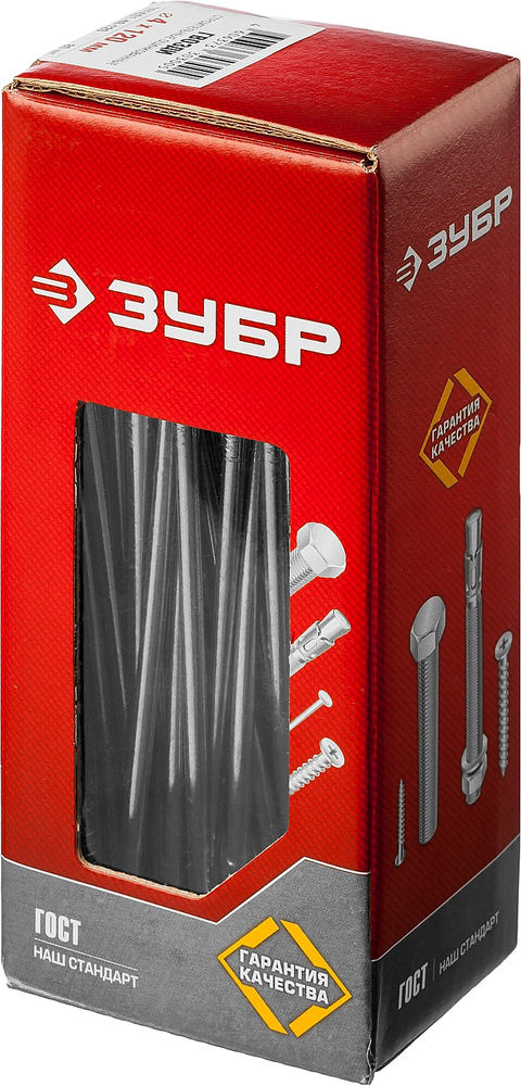 Гвозди строительные 120 x 4 мм, цинк, 1 кг, ГОСТ 4028-63 ЗУБР 305031-40-120