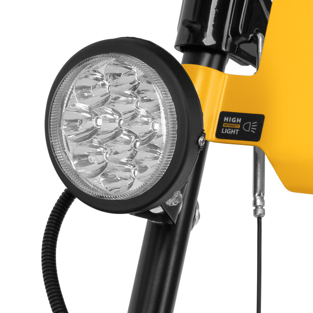 Бензиновая снегоуборочная машина SBM 610, 212 cc, ручной старт, фара Denzel (97653)