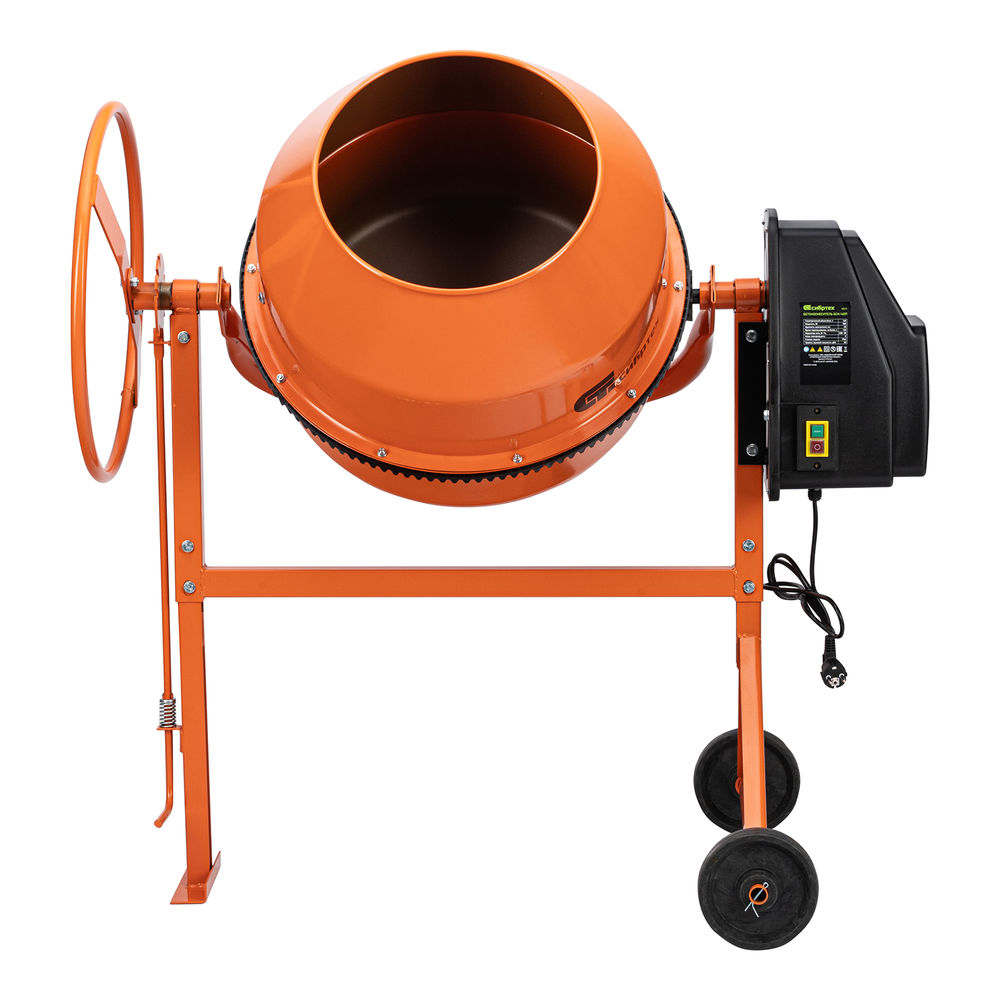 Бетоносмеситель БСН-160П, мощность 500 Вт, полиамидный венец Сибртех (95517)