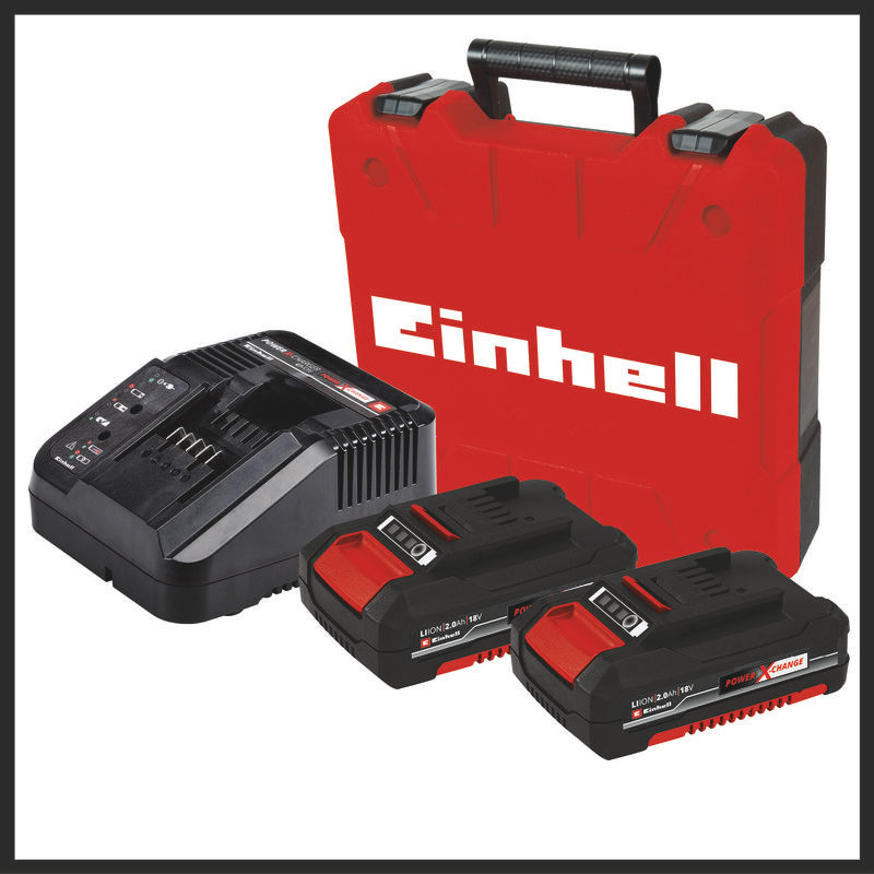 Дрель аккумуляторная Einhell PXC TP-CD 18/50 Li BL, 18В,50Нм,патрон 13мм,2x2,0Ач,кейс (4513896)