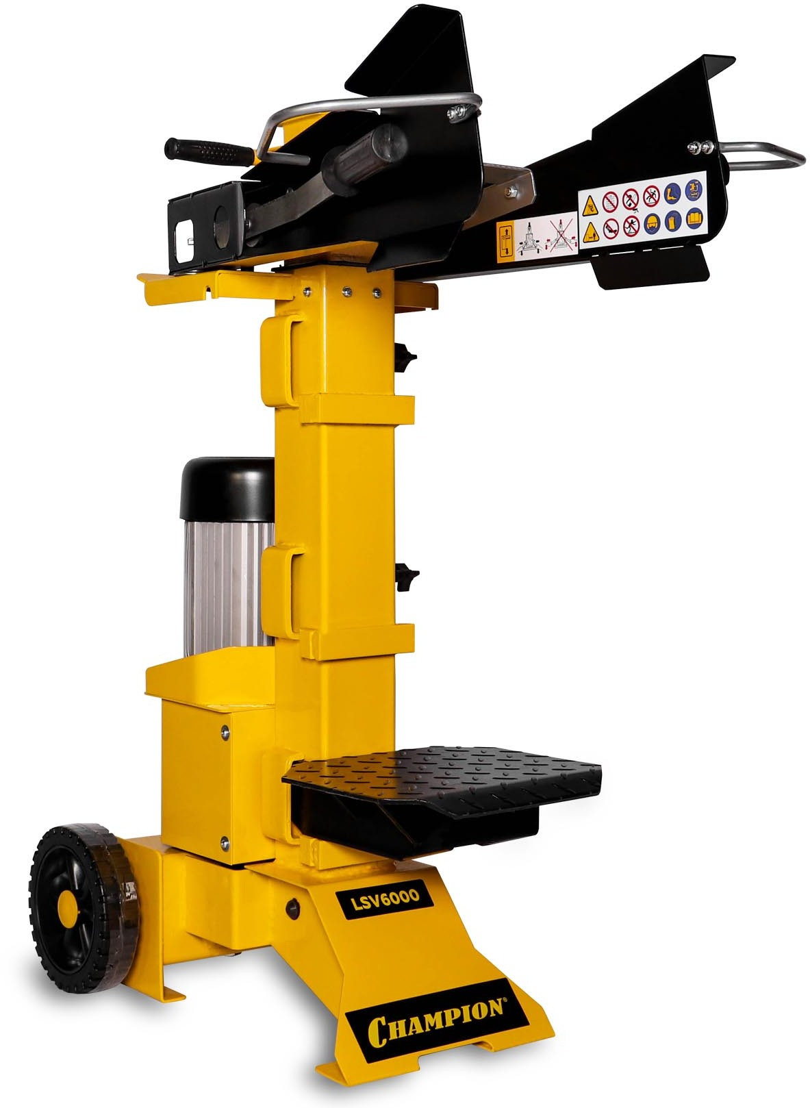 Дровокол CHAMPION LSV6000 (2,7кВт 6тонн 97кг,+насадка для колки дров на 4 части) (LSV6000)