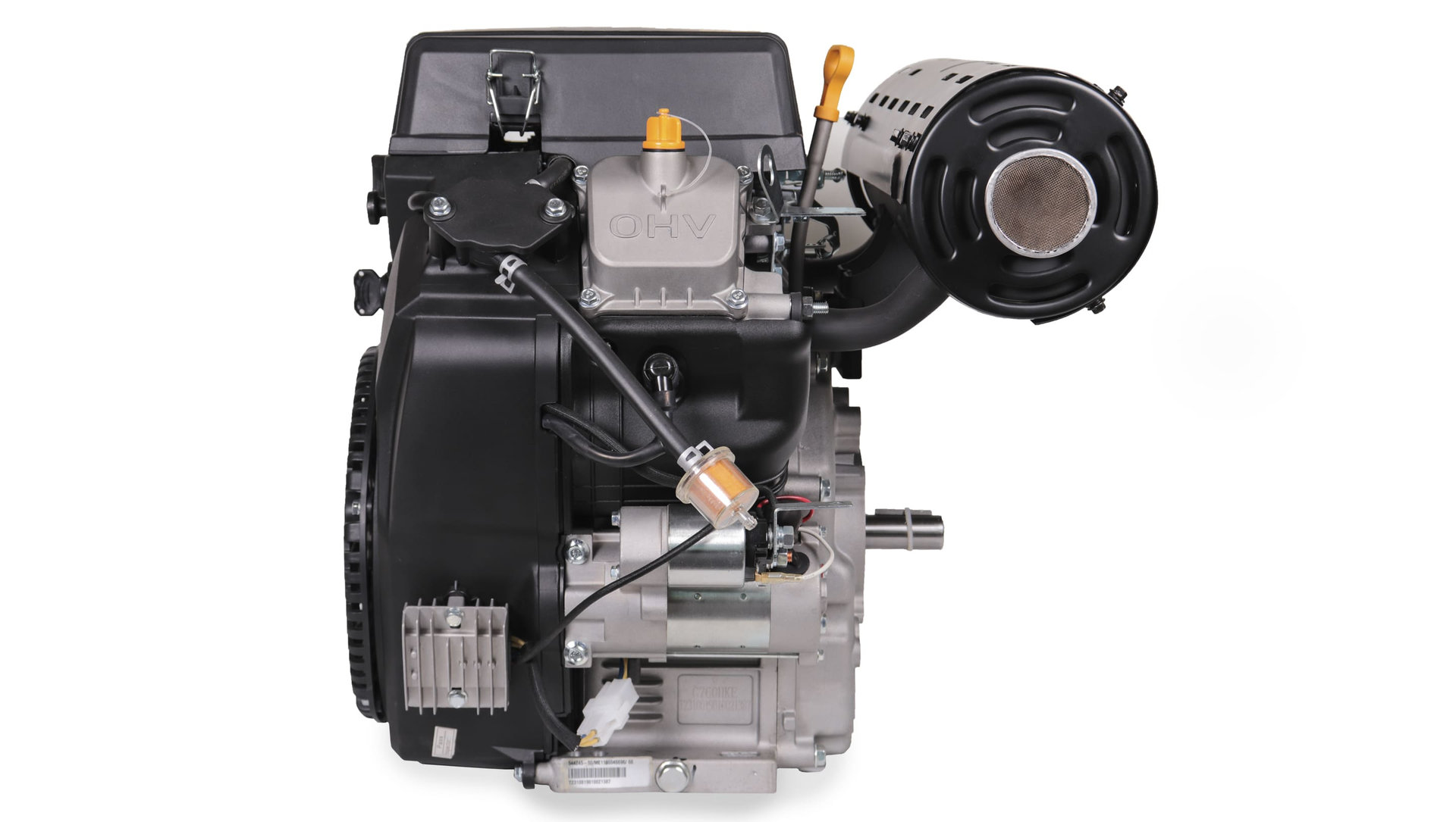 Двигатель 24лс/18кВт 764см? 25мм 48,5кг шпонка эл.стартер выход 12В/260Вт CHAMPION G760HKE