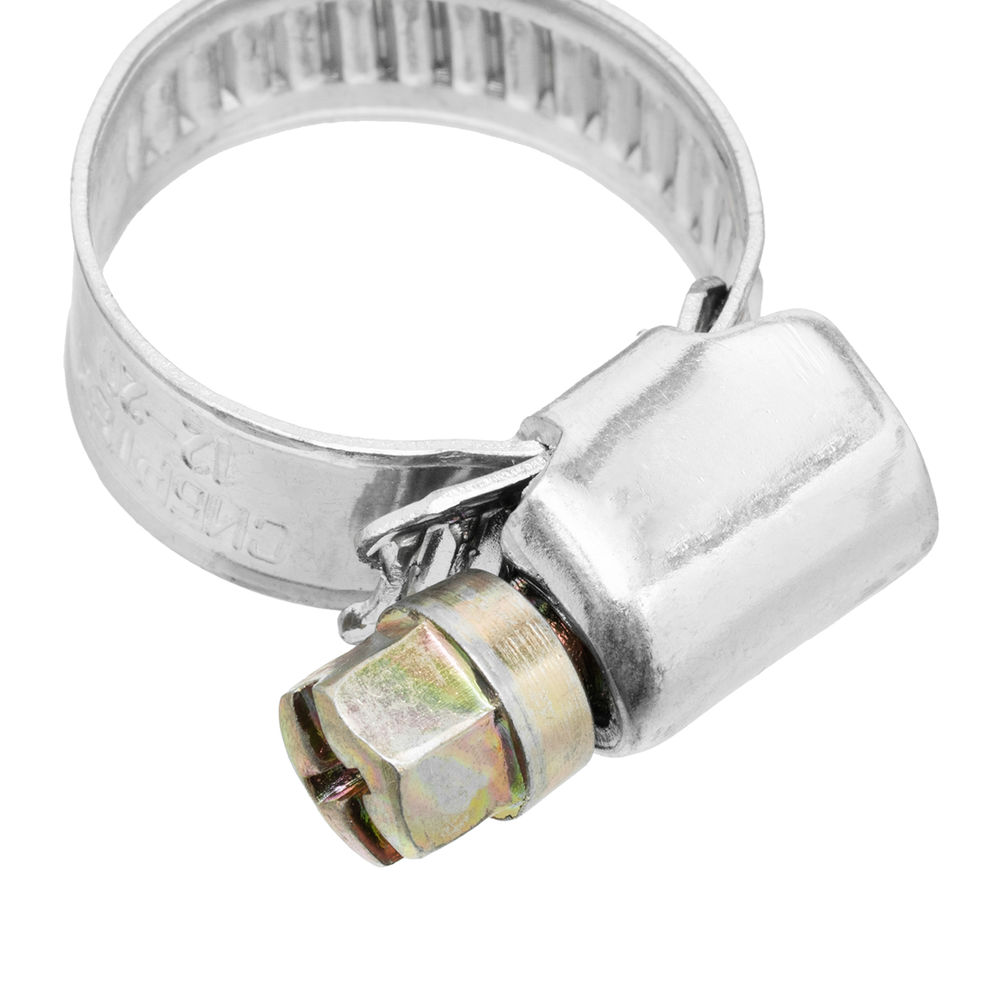 Хомуты металлические, Стандартное болтовое крепление 12-20 мм, 100 штук в упаковке, ширина 9 мм Сибртех (47557)