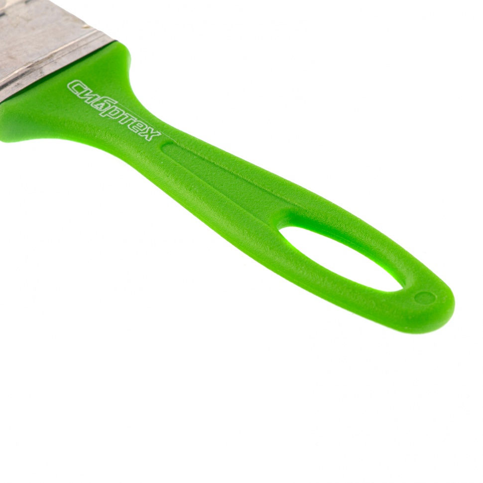 Кисть флейцевая Евро, 35 x 8, натуральная щетина, пластиковая ручка Сибртех (83301)