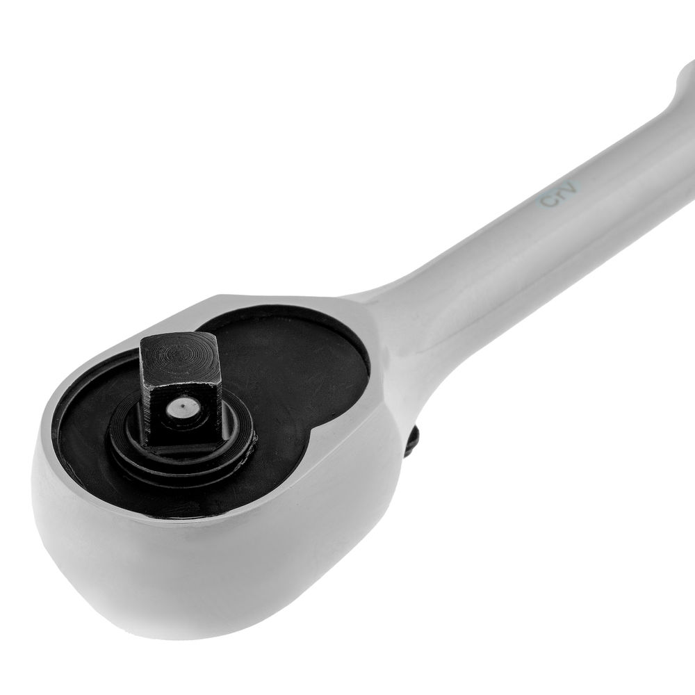 Ключ-трещотка 1/4, CrV, 120 зубьев, цельнометаллический, хром Gross