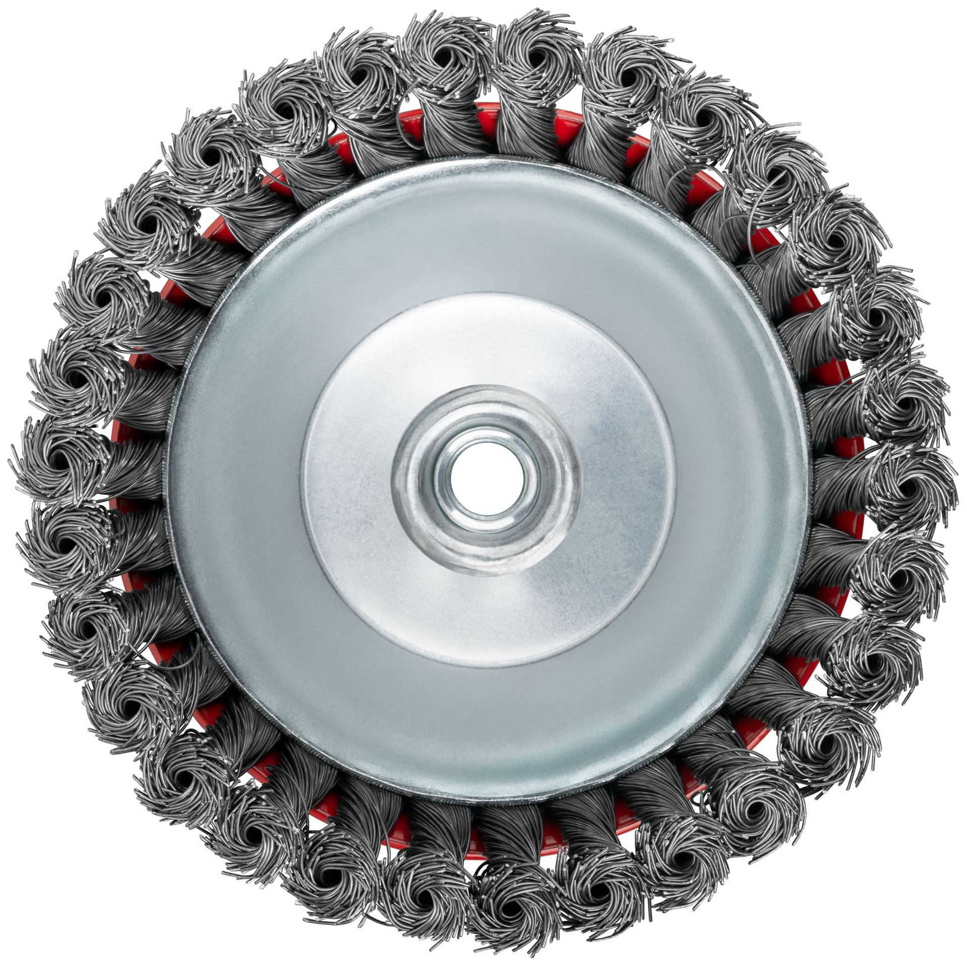 Корщетка-чашка, гайка М14, стальная витая проволока 150 мм (39470)