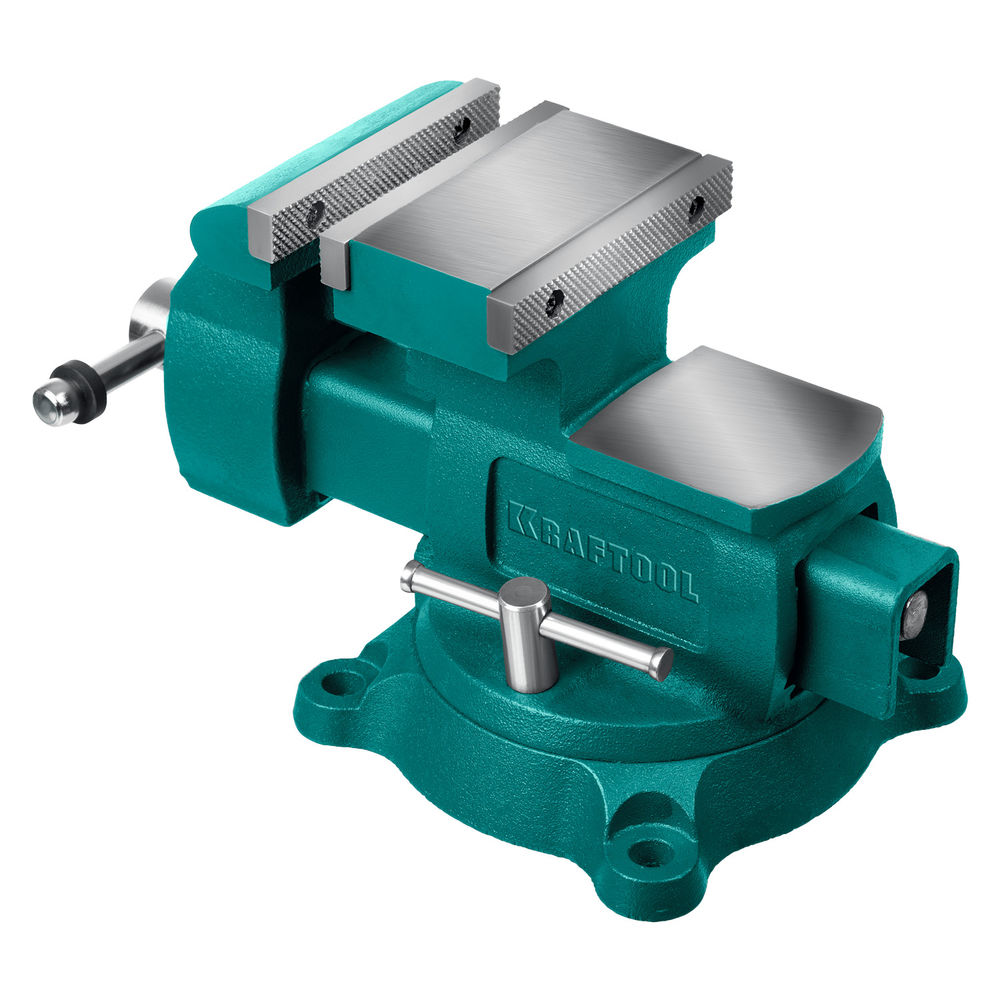 Тиски слесарные 140 мм, расход 273 мм Reversible KRAFTOOL 32705-140