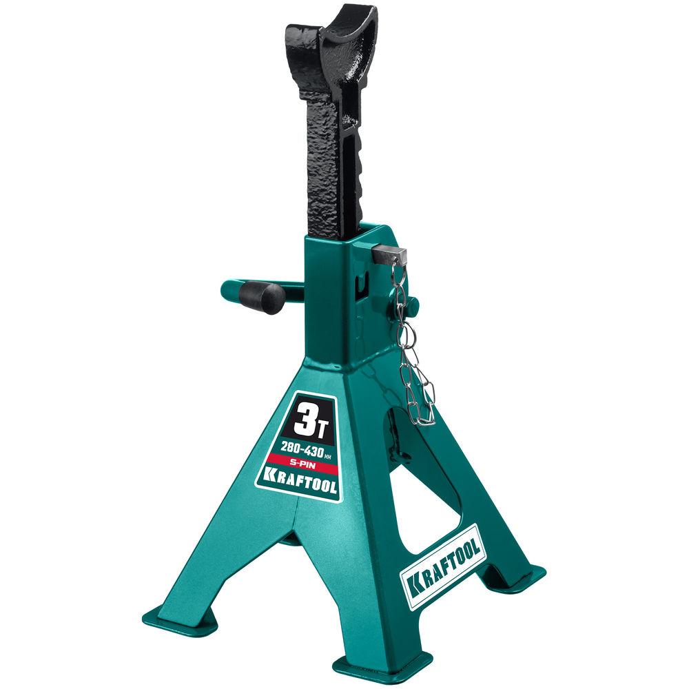 Усиленная страховочная подставка со штифтом S-PIN, 3 т, 280–430 мм KRAFTOOL 43465-3