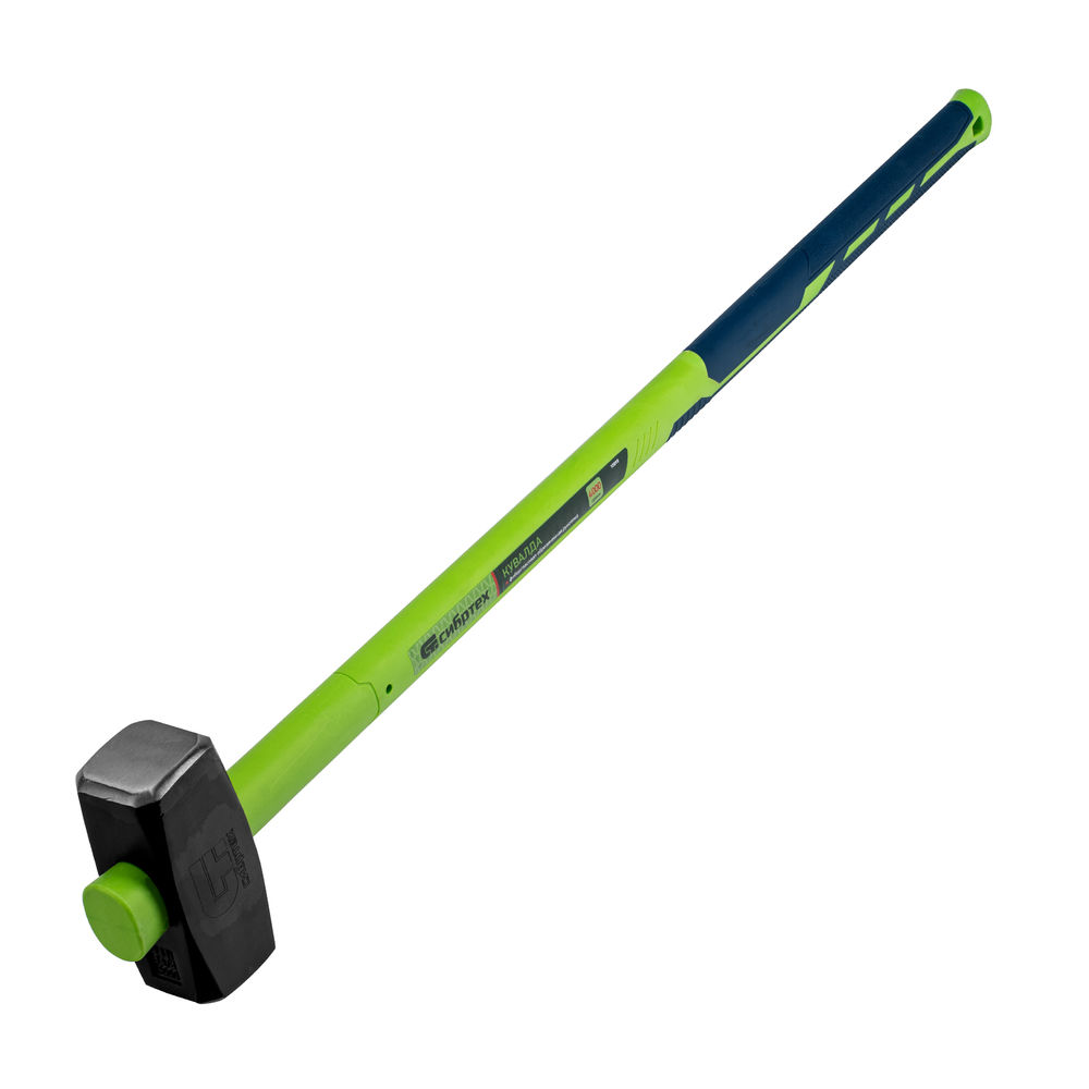 Кувалда, 4000 г, фибергласовая обрезиненная рукоятка// Сибртех