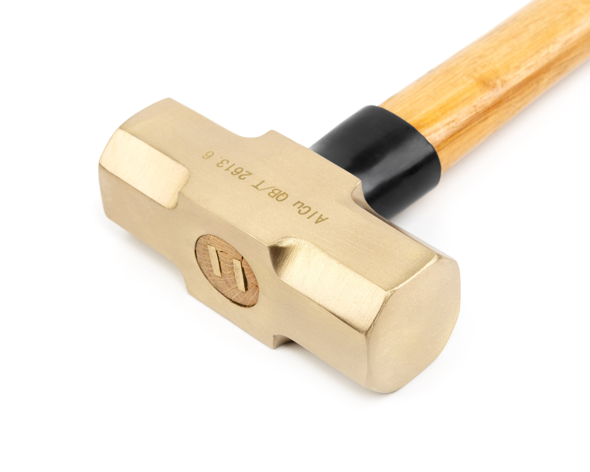 Кувалда 3 кг AlCu рукоятка дерево гикори искробезопасная 191G-1020, HORTZ