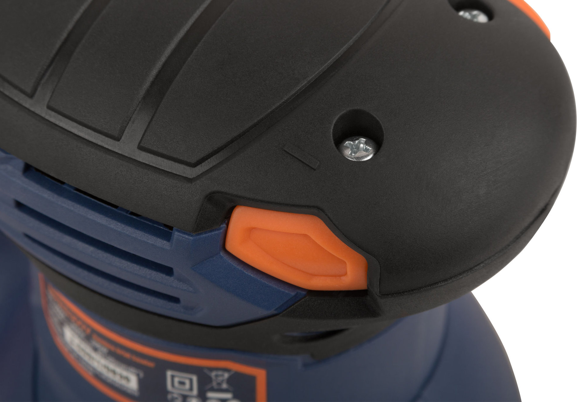 Шлифмашина эксцентриковая, 300 Вт, 5000-12000 об/мин, 125 мм, 1,2 кг, липучка, пылезащищенный выключатель, коробка, MAX-PRO, 85240