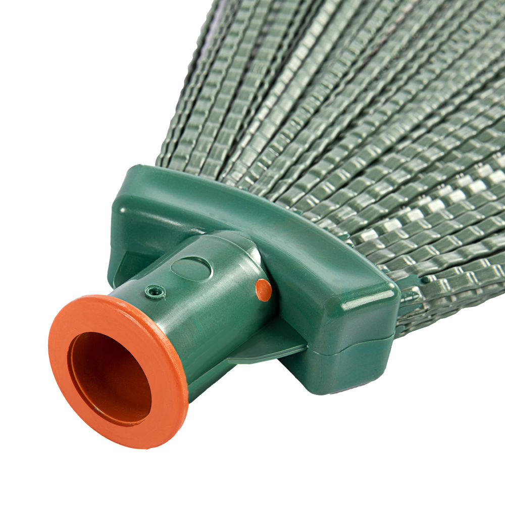 Метла полипропиленовая, 295 х 255 мм, веерная, без черенка, Сибртех (63208)