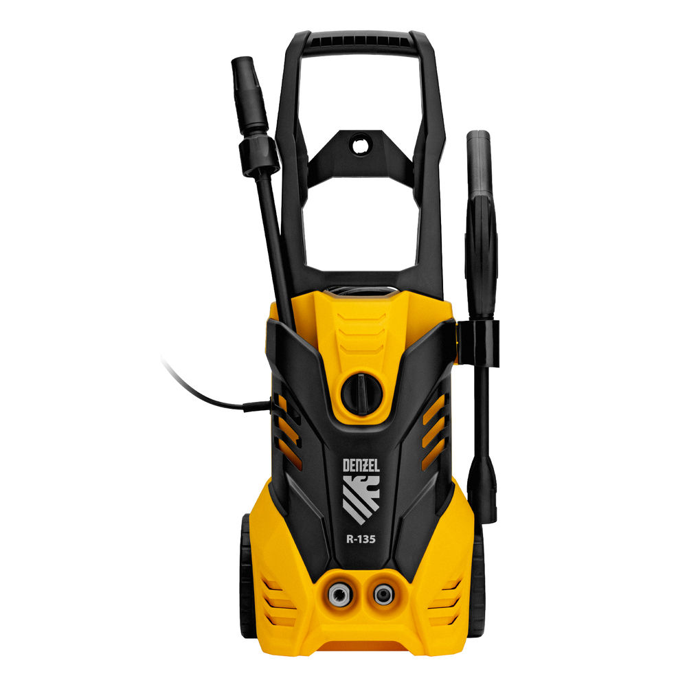 Моечная машина высокого давления R-135, 1800 Вт, 135 бар, 6 л/мин, колесная Denzel (58233)