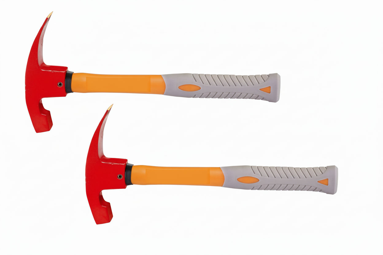 Молоток-кирочка 600 гр AlCu рукоятка фиберглас, искробезопасный 184-1002, HORTZ