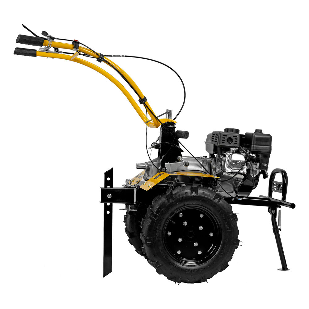 Мотоблок DPT-370X, 7 л.с, дисковое сцепление, ширина 90 см, глубина 35 см, фрез 3 х 4, ВОМ, передачи 3В/1Н Denzel (56406)