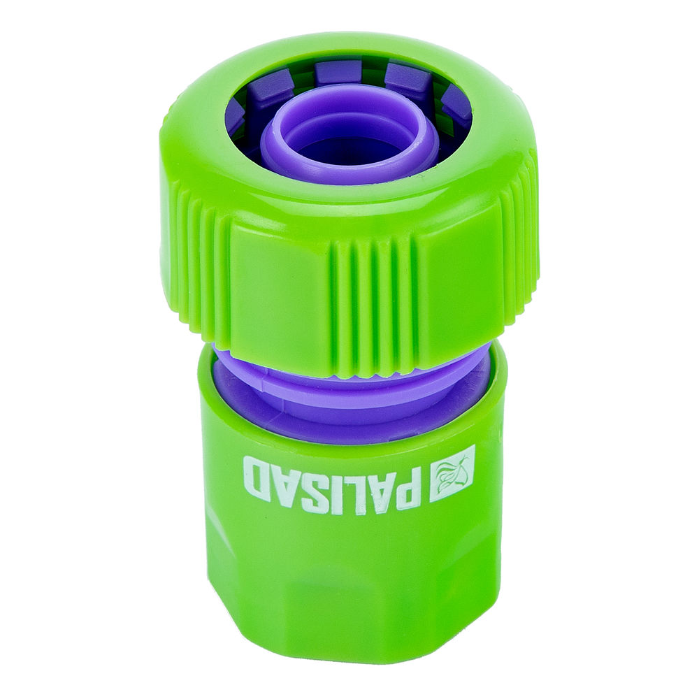 Набор для подключения шланга 3/4, пистолет 7 режимов полива, адаптер, 2 соединителя Palisad (65178)