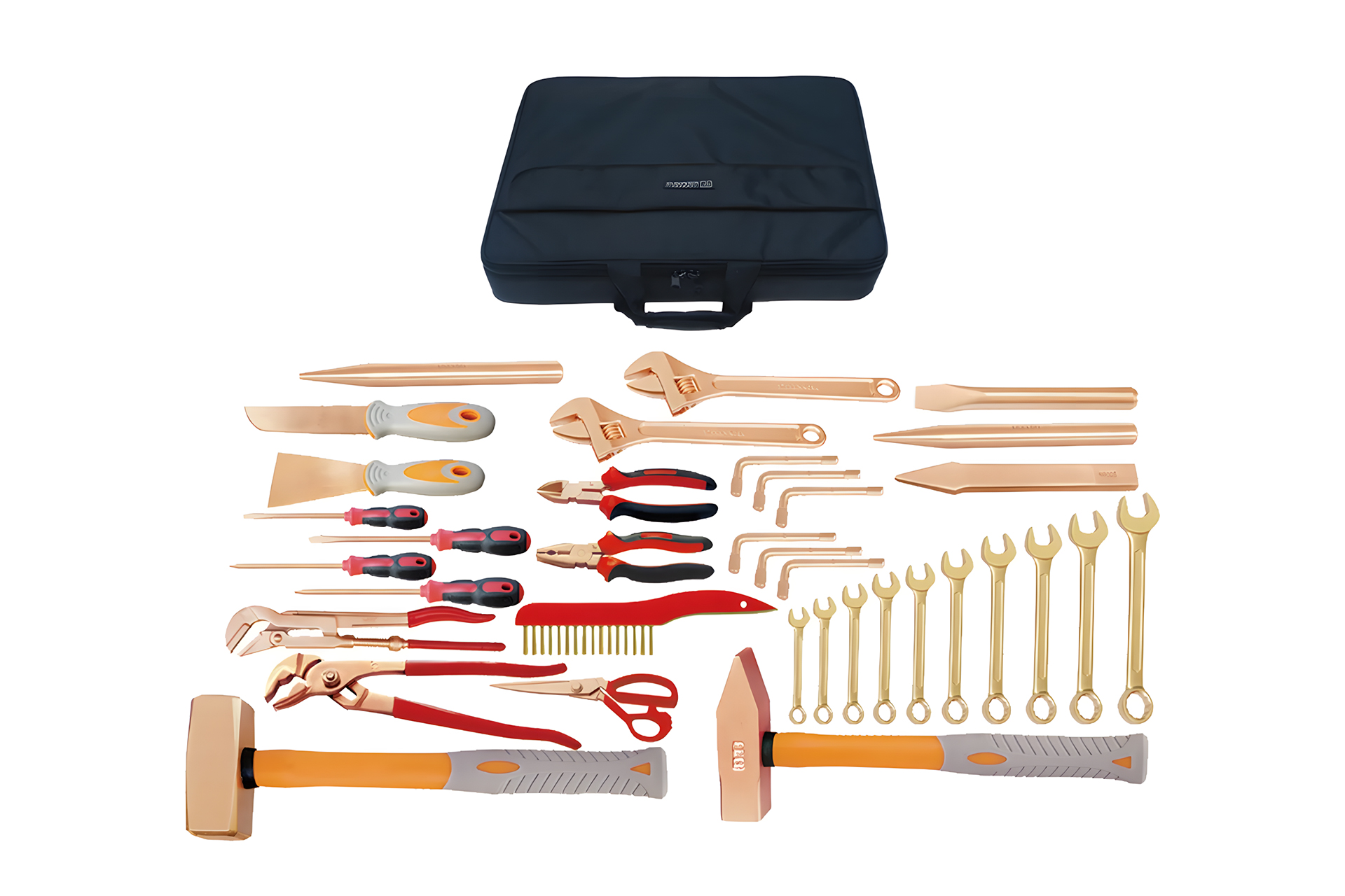 Набор взрывобезопасного инструмента (38 предметов) AlCu No.AA11-38, HORTZ