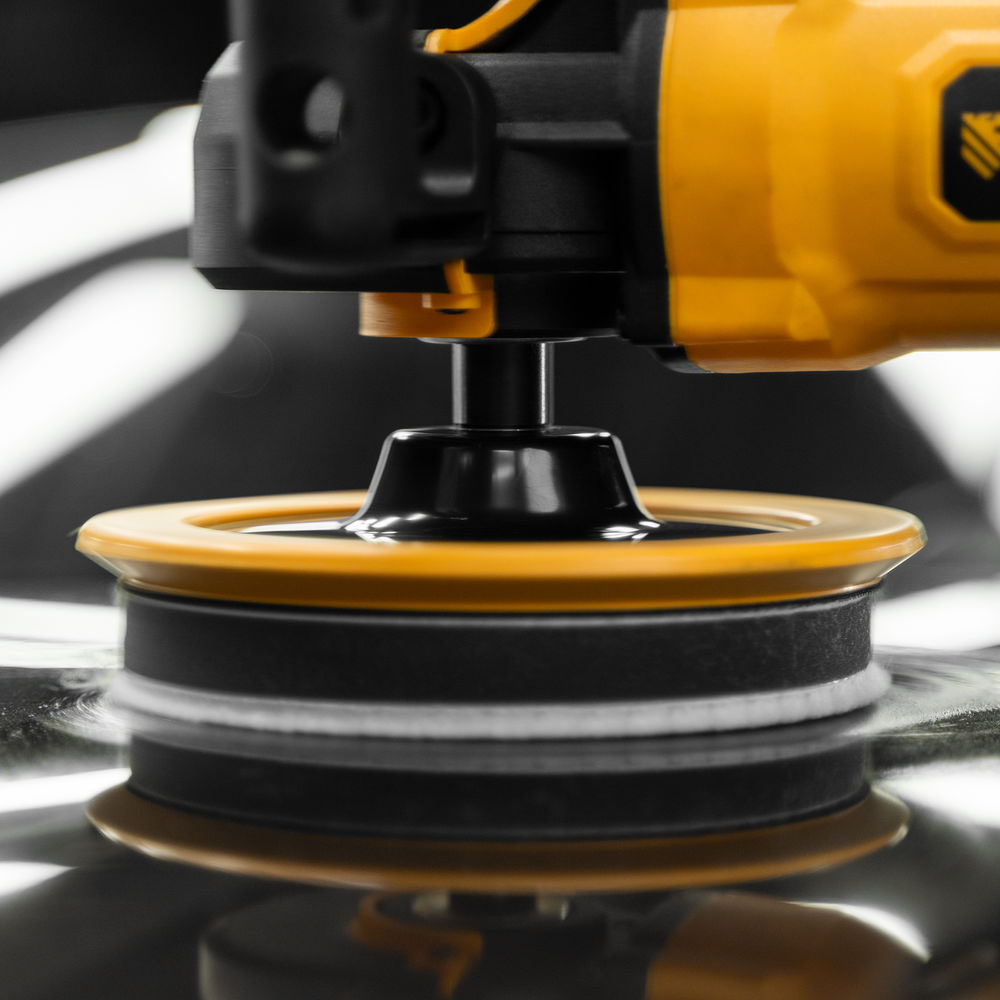 Насадка полировальная под липучку, 150 мм, короткая плетеная шерстяная нить Matrix (75963)