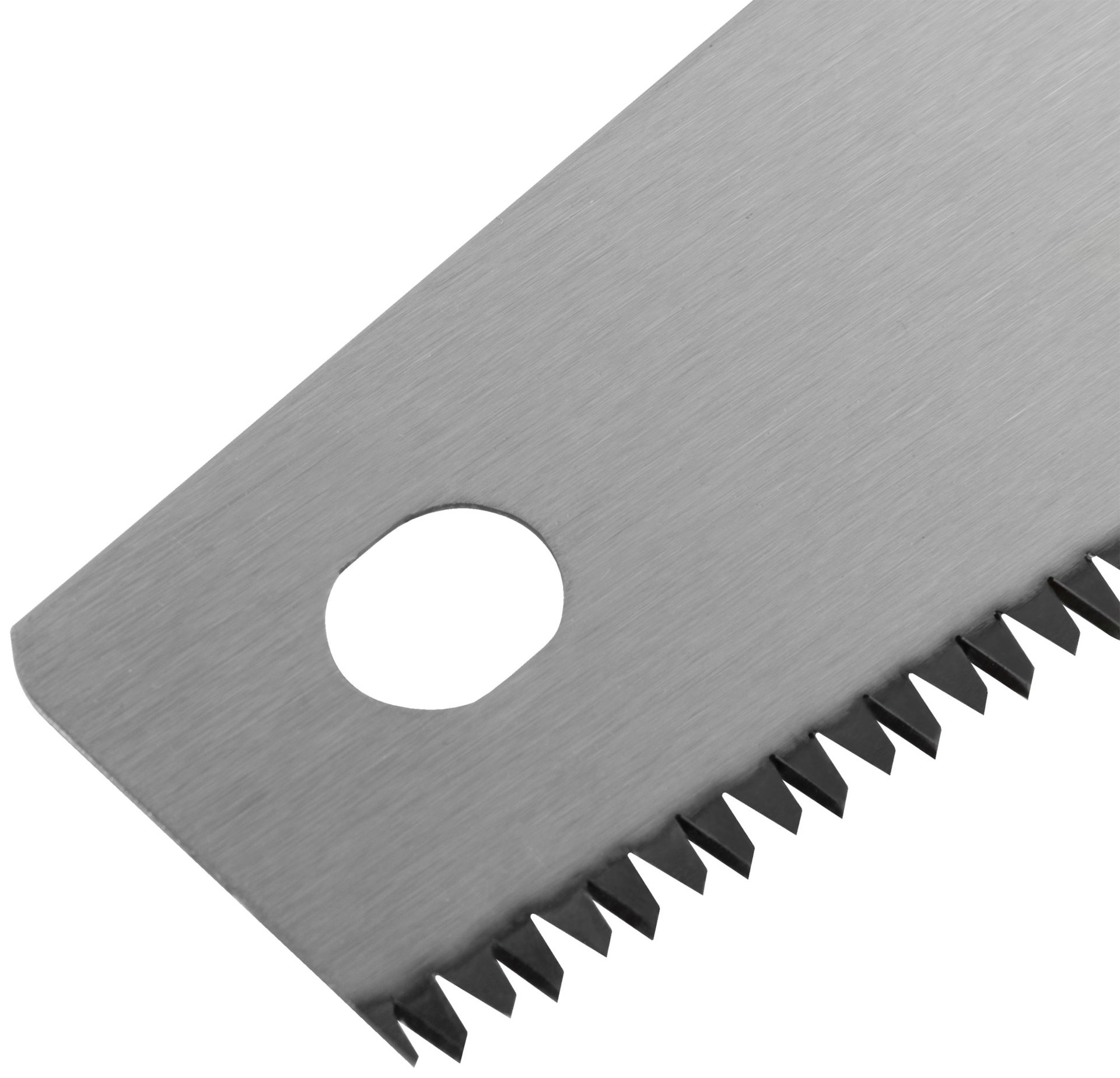 Ножовка по дереву, средний каленый зуб 7 ТPI, 3D заточка, пласт.прорезиненная ручка, Профи 500 мм (40450)