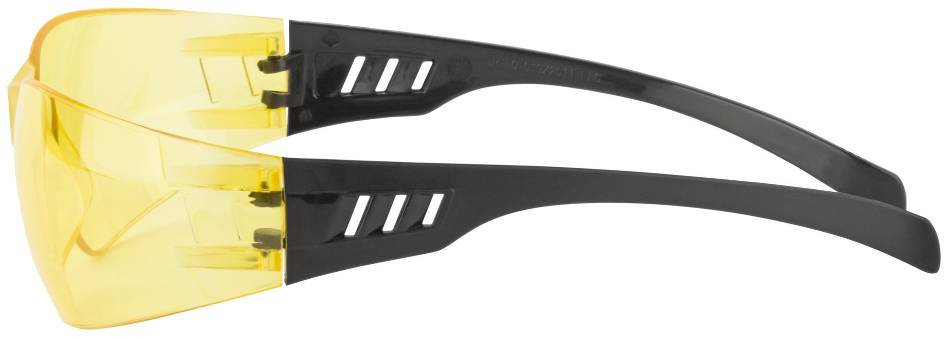 Очки защитные с дужками желтые (12215)
