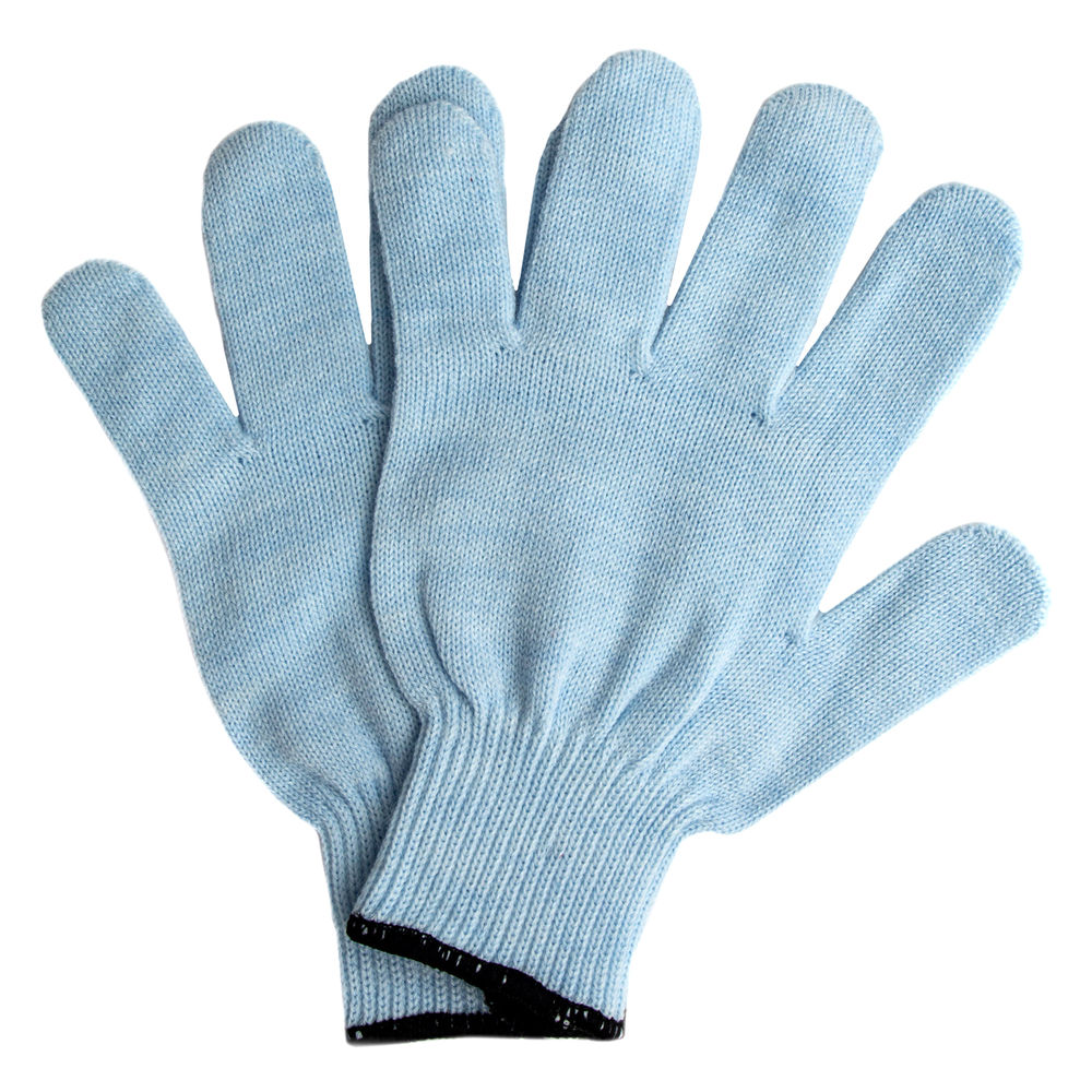 Перчатки трикотажные, акрил, цвет зенит, оверлок Сибртех (68656)