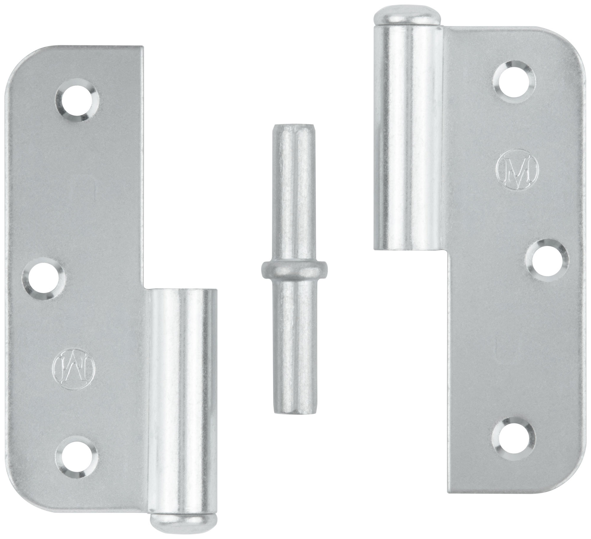 Петля накладная оцинкованная, тип ПН, 85 мм, правая (66391)