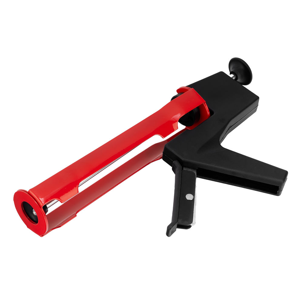 Пистолет для герметика, 310 мл, полуоткрытый, противовес, круглый шток 8 мм Matrix (88666)