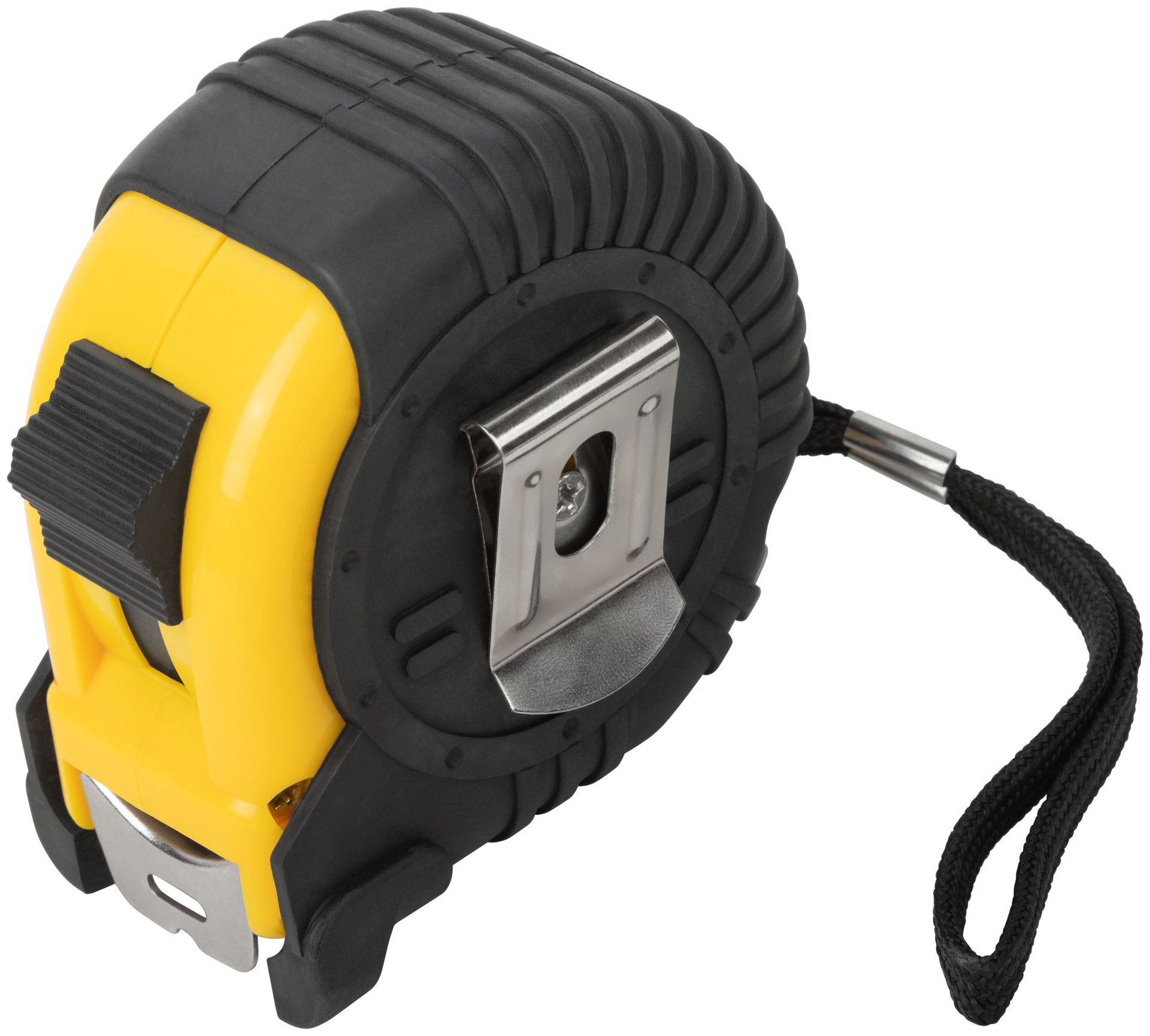 Рулетка Профи, прорезиненный корпус Стайл 5 м x 25 мм