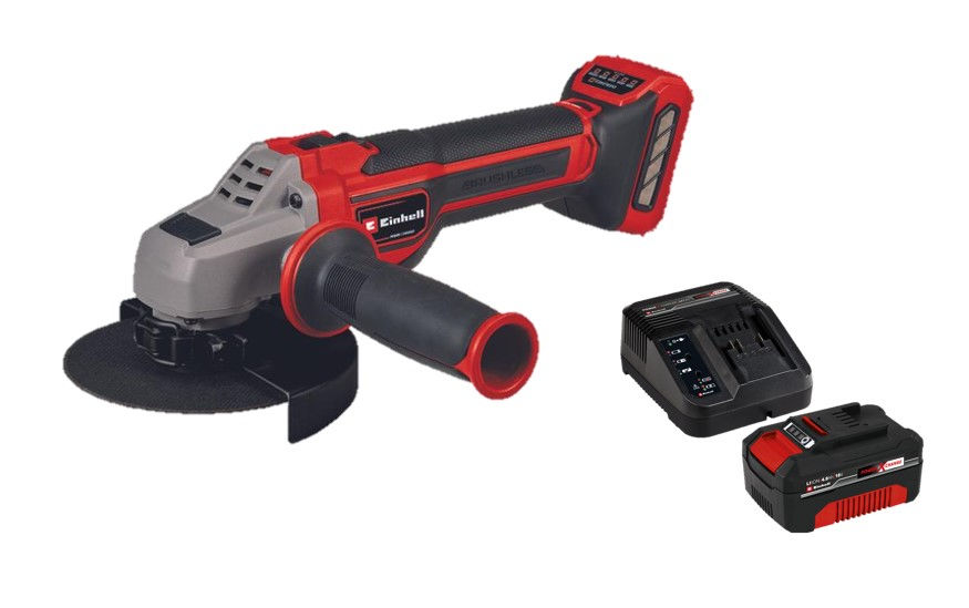 Шлифмашина угловая акк. Einhell PXC TP-AG 18/125 CE Q Li + 1 акк 4 Ач + ЗУ 3 А (4431155SET)