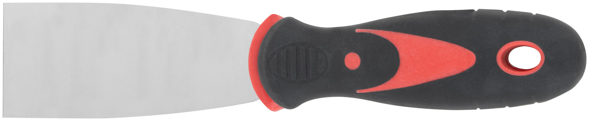 Шпатель, нерж.сталь, прорезиненная ручка 1,5 (40 мм) (06702)