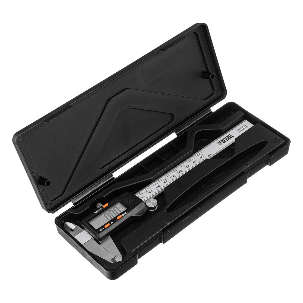 Штангенциркуль, 150 мм, электронный, с глубиномером Denzel (31613)