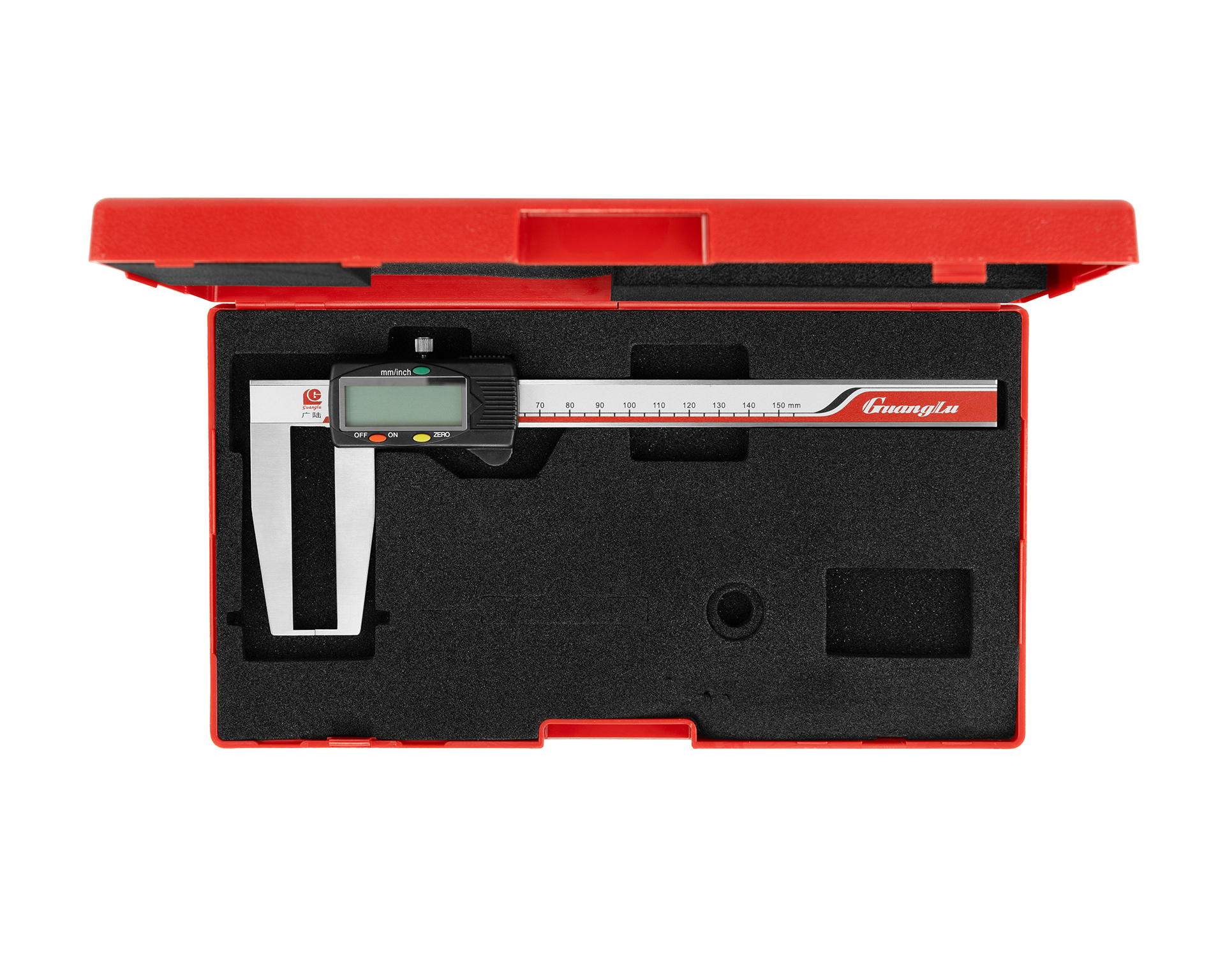 Штангенциркуль для наружных канавок ШЦЦСНК-150 0,01 электр. губ. 70мм 114-101-1 Guanglu