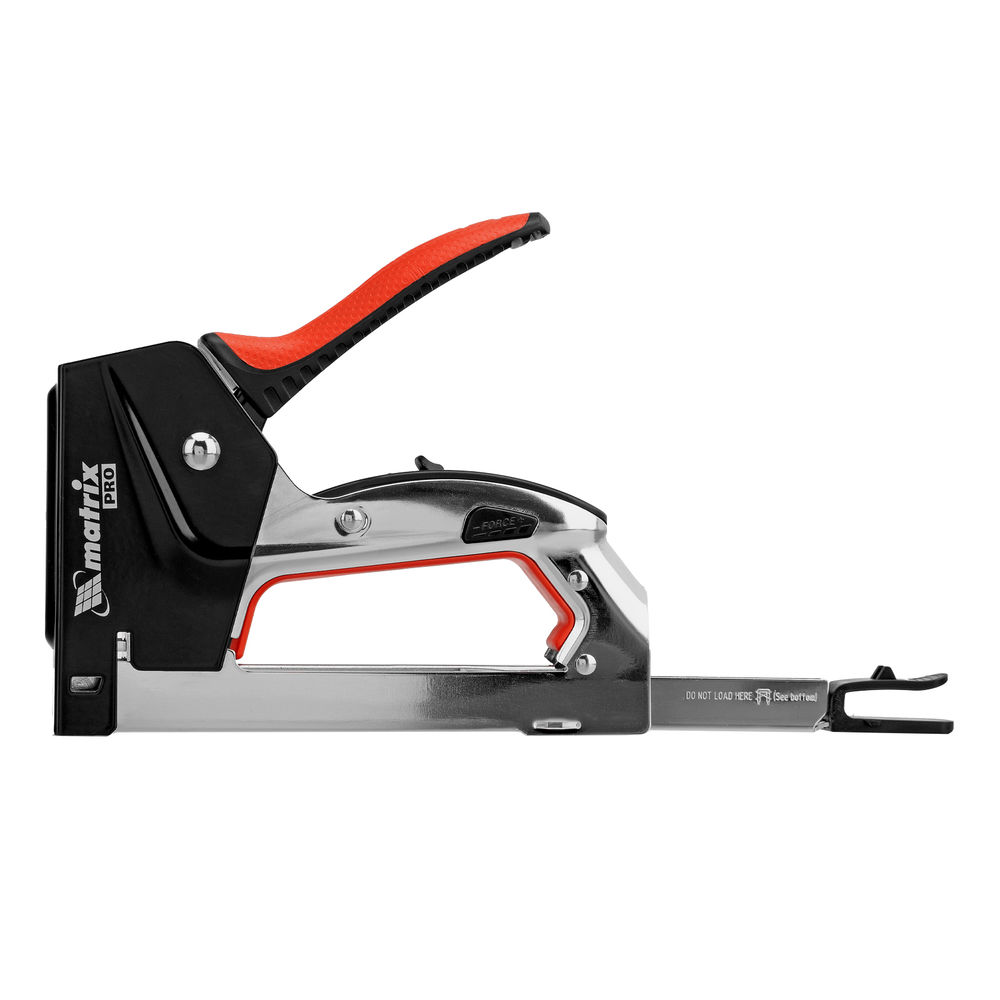 Степлер мебельный, стальной, быстрая загрузка, тип скобы 53, 4-14 мм, PRO Matrix (40917)