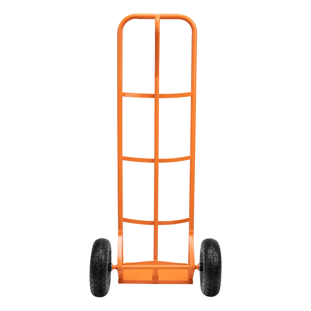 Тележка ручная двухколесная НТ1805, грузоподъемность 150 кг, пневматические колеса D 260 мм, платформа 350 х 235 мм Сибртех