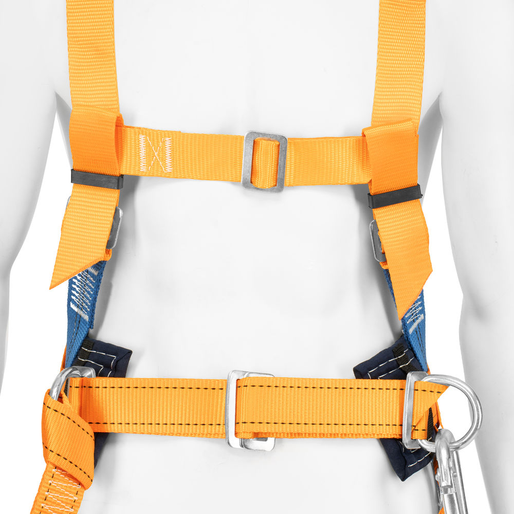 Удерживающая привязь УП IIЖ,с наплечными и набедренными лямками,А-строп из синтетической ленты Сибртех (89504)