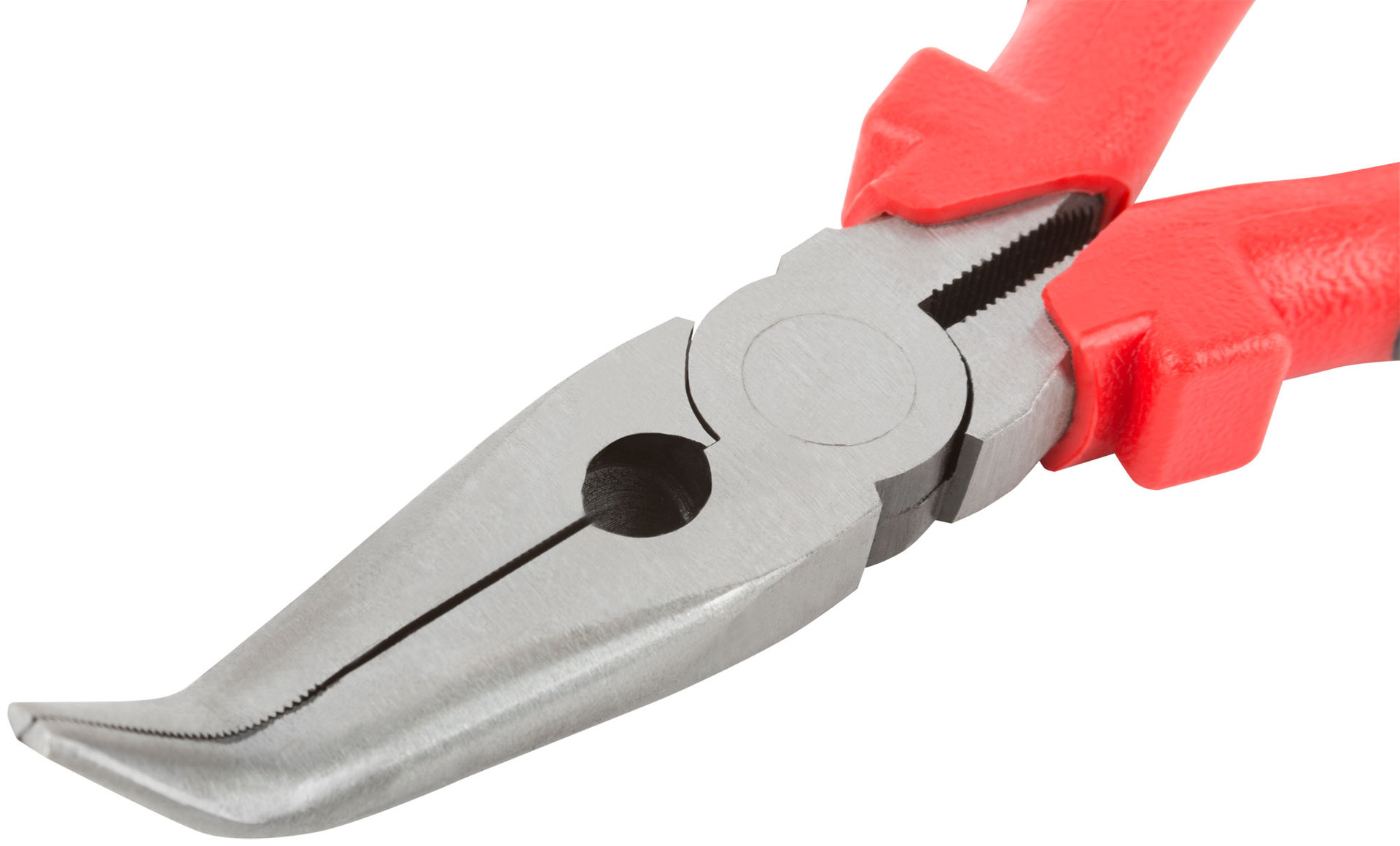 Утконосы Стандарт, красно-черные пластиковые ручки, полированная сталь 200 мм