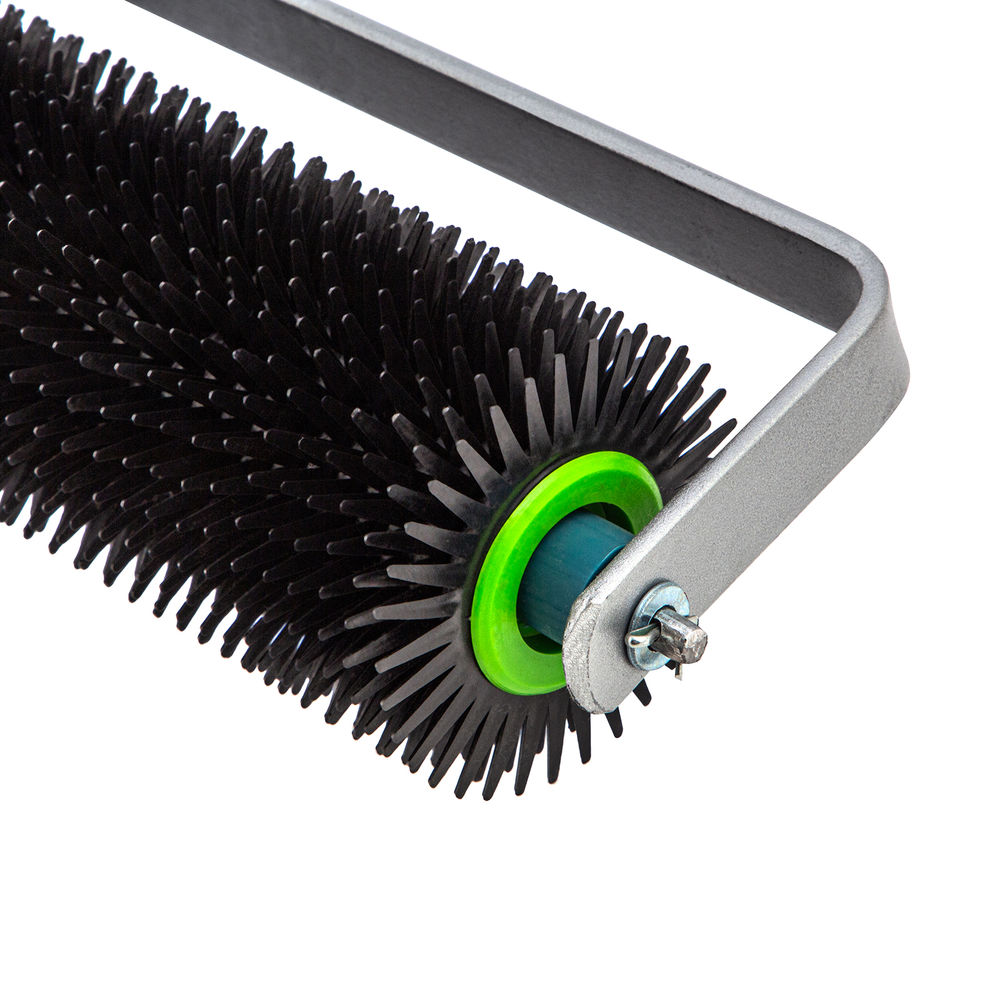 Валик игольчатый для наливных полов с рамой, острая игла, 500 мм Сибртех (81112)