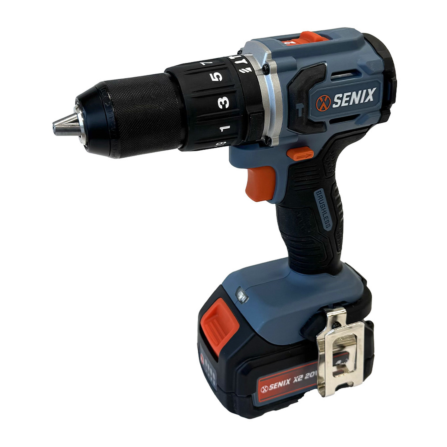 Ударная дрель-шуруповерт, 60 Нм, 1х4Ач, ЗУ, кейс X2 20В