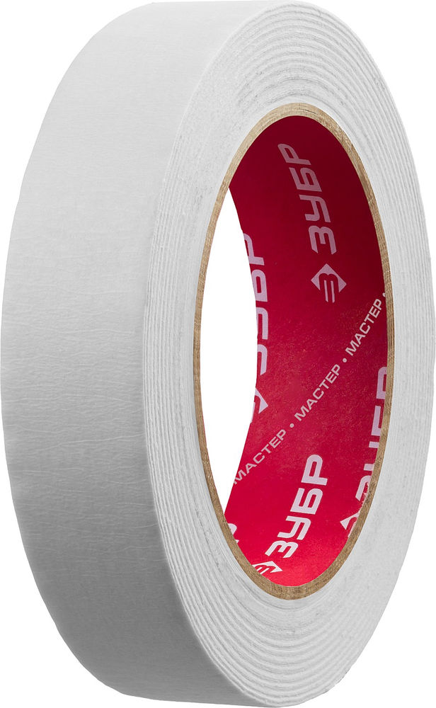 Лента малярная 25 мм?50 м креповая ЗУБР МАСТЕР 12115-25