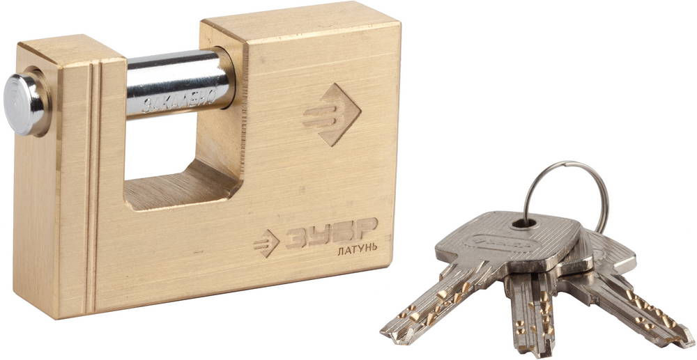 Замок навесной 75 мм, П-образная форма ЗУБР 37295-70