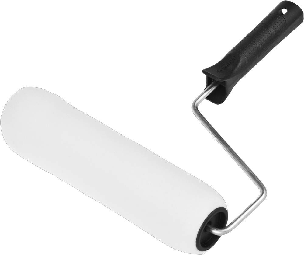 Валик малярный Поролон 44 x 90 мм бюгель 6 мм ворс 11 мм для водорастворимых акриловых лаков и эмалей ЗУБР 03605-10_z01