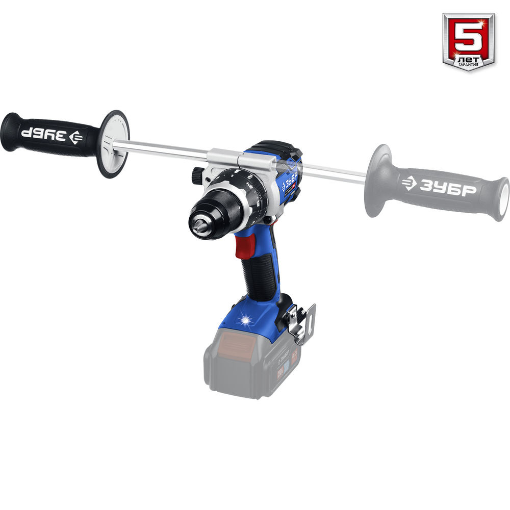 Бесщеточная дрель-шуруповерт 20 В 100 Н·м без АКБ Профессионал ЗУБР Т7 DB-211