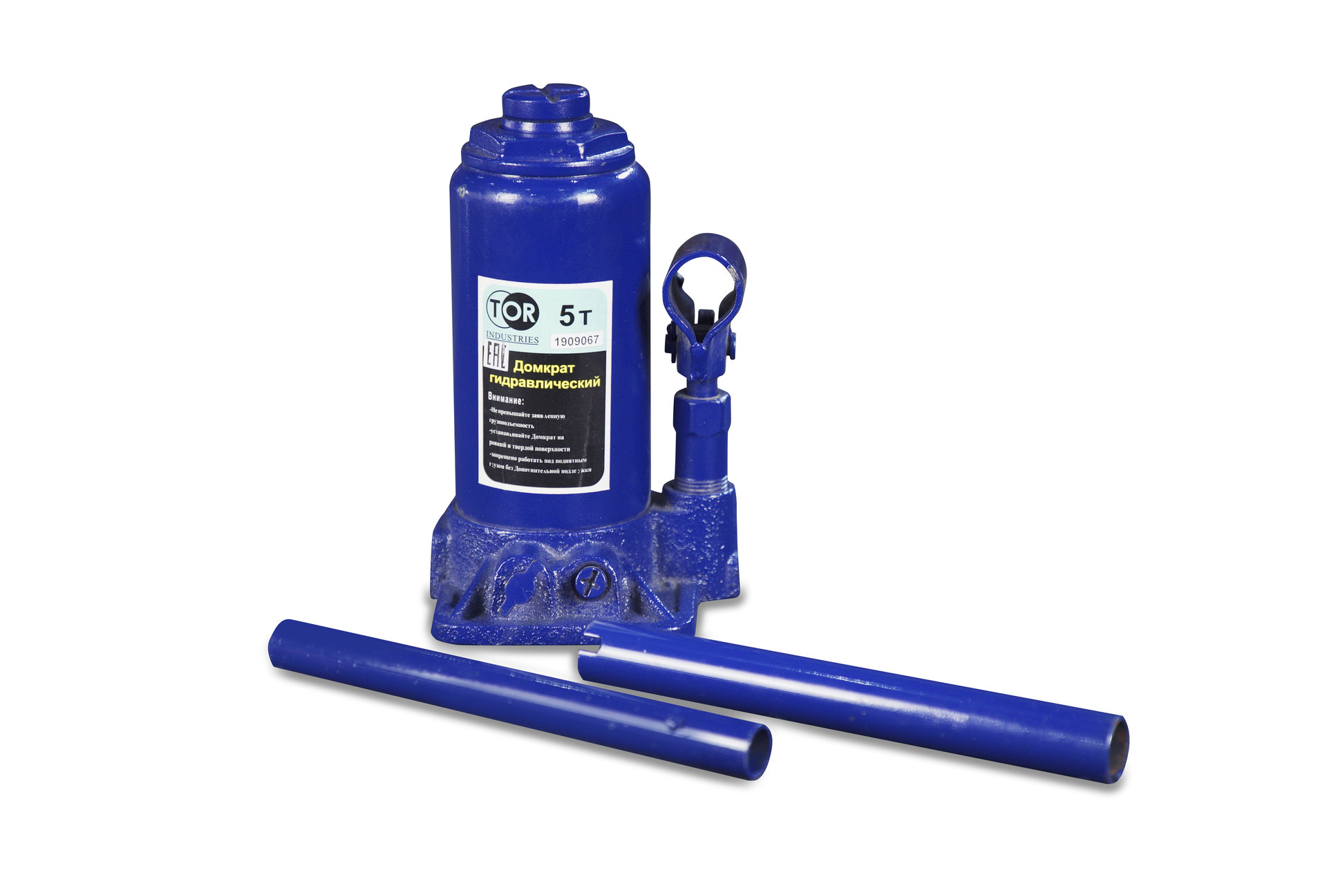 Домкрат гидравлический TOR ДГ-5 г/п 5,0 т (в пластиковом кейсе) (G) (1006114)