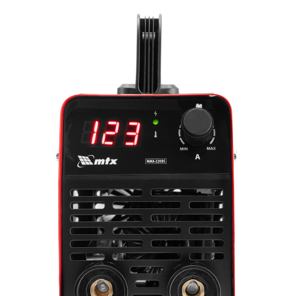 Инверторный аппарат дуговой сварки MMA-220BS, 220 А, ПВ 60% MTX (94399)