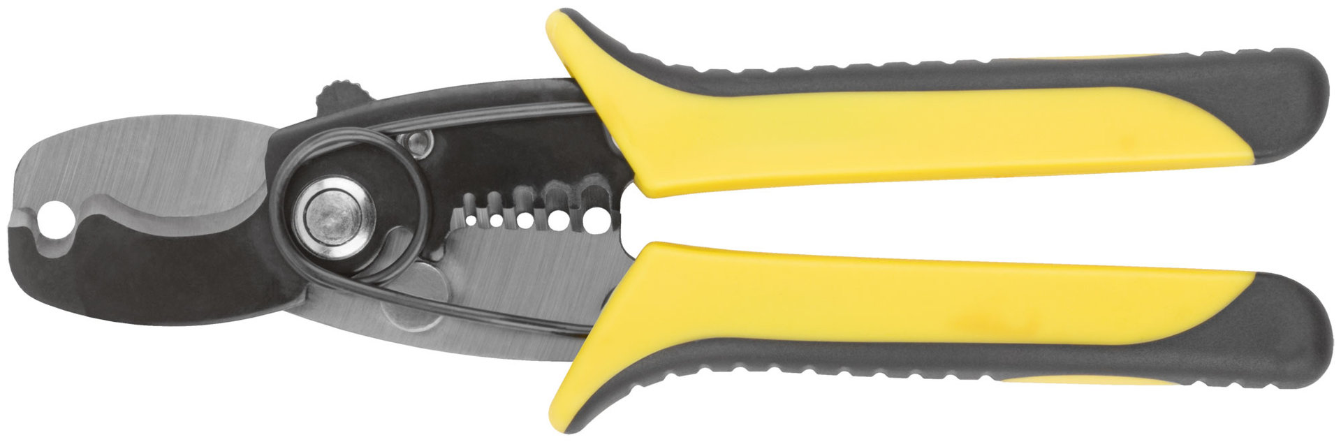 Кабелерез со съемником изоляции 1,3-4,6 мм, 180 мм (60051)