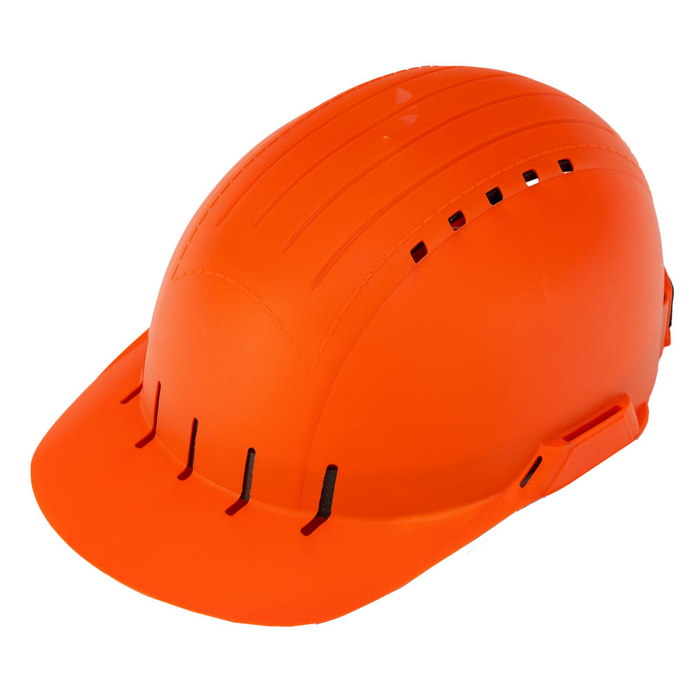 Каскетка защитная Стиль, пластиковая, оранжевая Сибртех (89169)