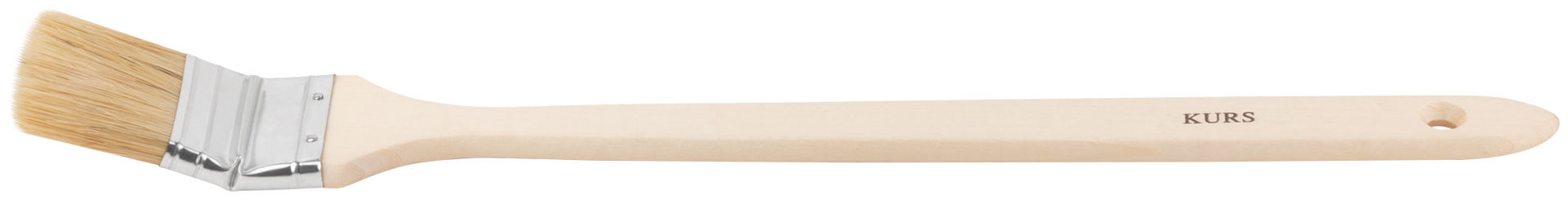 Кисть радиаторная, натур. светлая щетина, деревянная ручка 2 (50 мм) (00875)